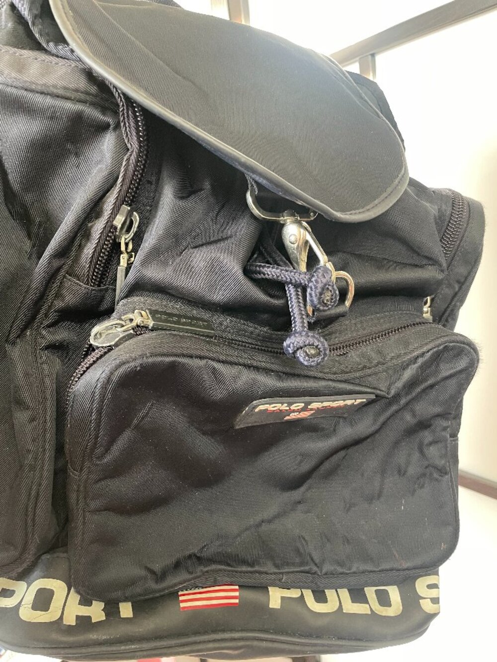 Vintage polo sport backpack